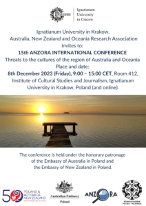 15th Anzora International Conference